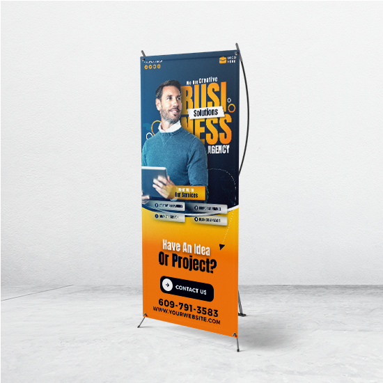 X-Banner 60x160cm - Bahan Albatros 180gr